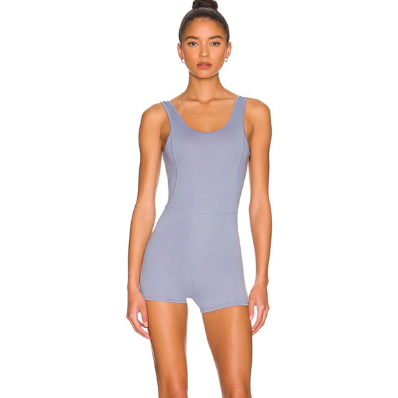 Well Being + Being Well MoveWell Juniper Romper in Steel Blue - M - Picture 4 of 8